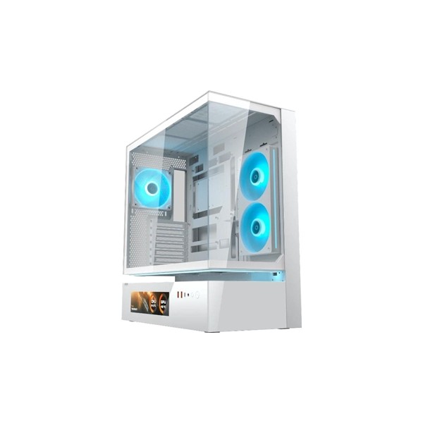 Cougar caja semitorre cfv235 vision white